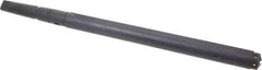 Allied Machine and Engineering - Series 3, 1-13/32 to 1-7/8" Diam, 4MT Taper Shank, Straight Flute Spade Drill - 13-3/4" Max Depth, 17-1/8" Body Length, 21-9/16" OAL, Extended Length, Through Coolant - Exact Tool & Supply