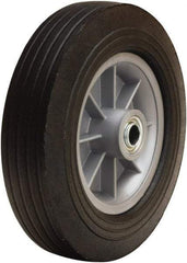 Hamilton - 12 Inch Diameter x 3 Inch Wide, Rubber on Polypropylene Caster Wheel - 900 Lb. Capacity, 3-1/4 Inch Hub Length, 3/4 Inch Axle Diameter, Ball Bearing - Exact Tool & Supply