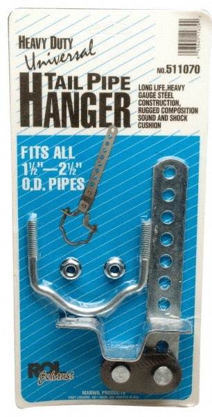 Made in USA - 4-1/4" Long, Steel Tailpipe Hanger - 1-1/2" OD - Exact Tool & Supply