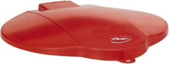 Vikan - 3 Gal Polypropylene Pail Lid - Red, For Use with 5689 - Exact Tool & Supply