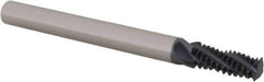 Scientific Cutting Tools - 3/8-16 UNC, 0.29" Cutting Diam, 4 Flute, Solid Carbide Helical Flute Thread Mill - Internal/External Thread, 0.775" LOC, 3-1/2" OAL, 5/16" Shank Diam - Exact Tool & Supply