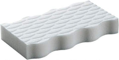 Mr. Clean - 2.4" Long x 4.6" Wide x 0.7" Thick Eraser - Medium-Duty, White - Exact Tool & Supply
