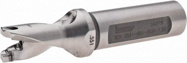 Iscar - 0.551" to 0.567" Diam, 1.5xD, 0.83" Max Depth, 5/8" Shank Diam, 3.51" OAL, Replaceable-Tip Drill - FCP, ICK, ICK-2M, ICM, ICN, ICP, iCP-2M Insert, 14 Seat Size, 73382764 Toolholder, Series SumoCham - Exact Tool & Supply