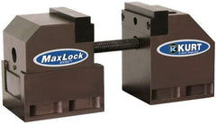 Kurt - 3-1/2" Jaw Width, 4-5/8" High x 8" Long Vise - For Use with 5 Axis Workholding Systems - Exact Tool & Supply