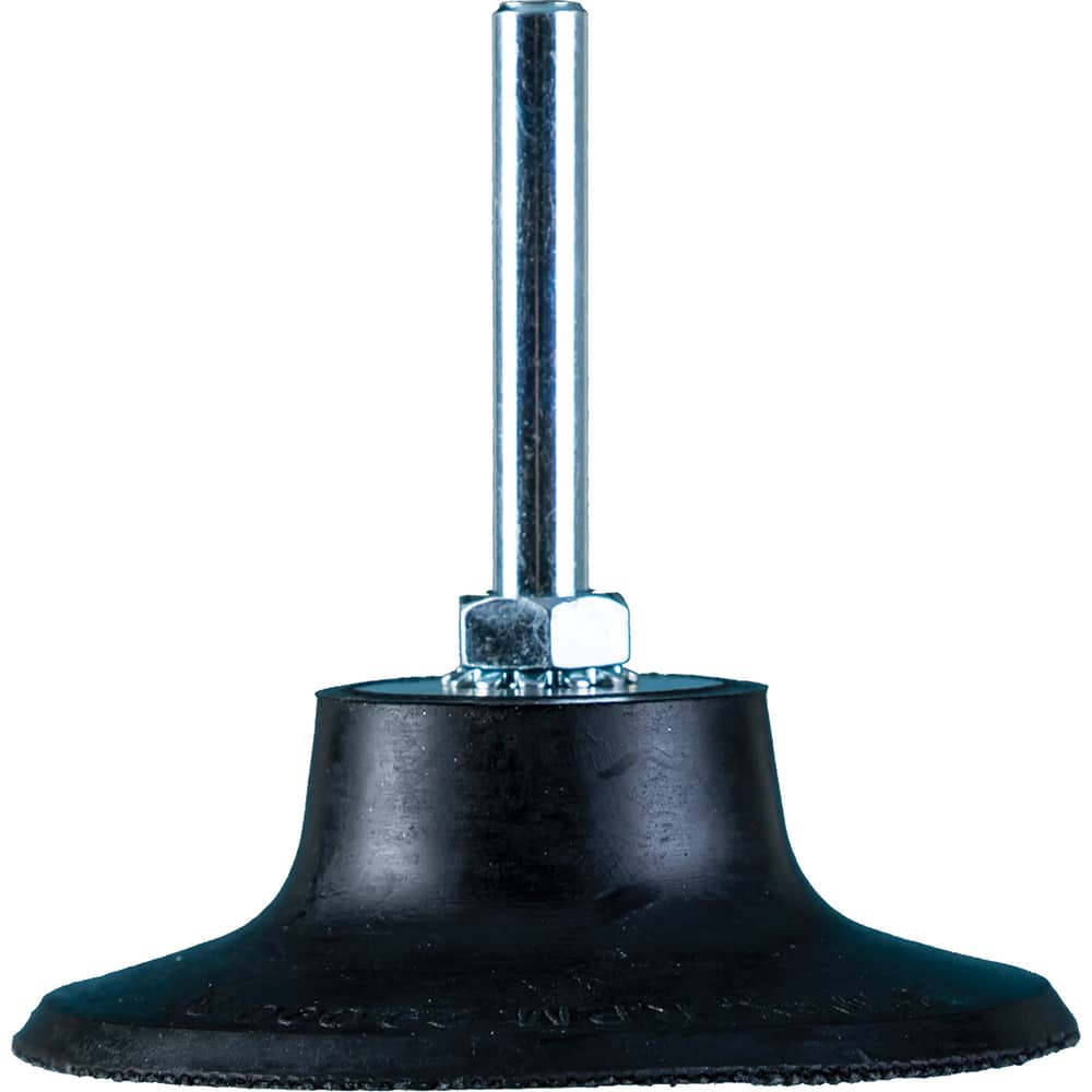 PFERD - Disc Backing Pads; Backing Pad Type: Quick-Change ; Pad Diameter (Inch): 3 ; Maximum RPM: 12000.000 ; Quick Change Compatibility: CDR ; Shank Diameter (Inch): 1/4 ; Shank Diameter (Decimal Inch): 1/4 - Exact Tool & Supply