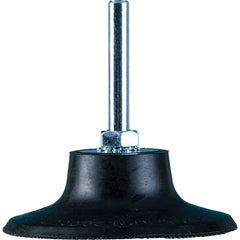 PFERD - Disc Backing Pads; Backing Pad Type: Quick-Change ; Pad Diameter (Inch): 3 ; Maximum RPM: 12000.000 ; Quick Change Compatibility: CDR ; Shank Diameter (Inch): 1/4 ; Shank Diameter (Decimal Inch): 1/4 - Exact Tool & Supply