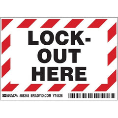 Brady - Safety & Facility Labels Message Type: Accident Prevention Header: None - Exact Tool & Supply