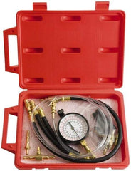 Proto - 2' Hose Length, 0 to 145 psi, Mechanical Automotive Fuel Injection Tester - 1 Lb Graduation - Exact Tool & Supply