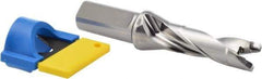 Iscar - 0.866" to 0.902" Diam, 3xD, 2.6" Max Depth, 1" Shank Diam, 6.17" OAL, Replaceable-Tip Drill - FCP, ICK, ICK-2M, ICM, ICN, ICP, iCP-2M Insert, 22 Seat Size, 73438798 Toolholder, Series SumoCham - Exact Tool & Supply