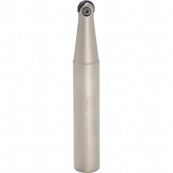 Iscar - 25mm Cut Diam, 0.059" Max Depth, 25mm Shank Diam, Weldon Shank Indexable High-Feed End Mill - Screw Holding Method, FF WOMT/WOCT, FF WOMW Insert, FF EW Toolholder, Through Coolant - Exact Tool & Supply