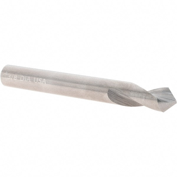 Chicago-Latrobe - 3/8" Body Diam, 90°, 3-1/8" OAL, Solid Carbide Spotting Drill - Exact Tool & Supply