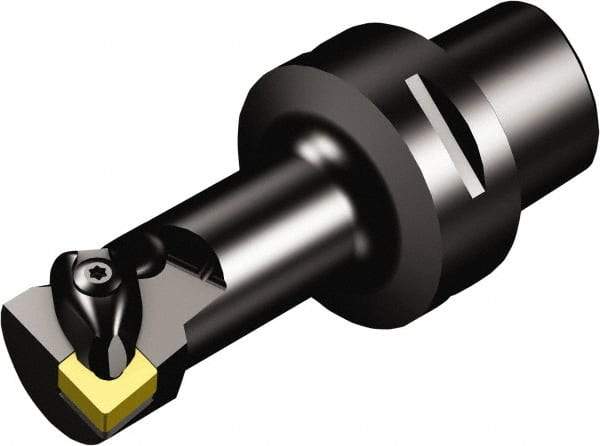 Sandvik Coromant - Left Hand Cut, Size C5, CNMG 432 Insert Compatiblity, Modular Turning & Profiling Cutting Unit Head - 17mm Ctr to Cutting Edge, 90mm Head Length, Through Coolant, Series T-Max P - Exact Tool & Supply