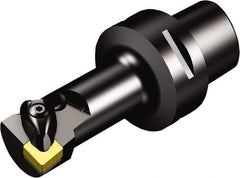 Sandvik Coromant - Left Hand Cut, Size C5, CNMG 432 Insert Compatiblity, Modular Turning & Profiling Cutting Unit Head - 17mm Ctr to Cutting Edge, 90mm Head Length, Through Coolant, Series T-Max P - Exact Tool & Supply
