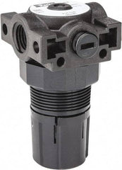 Parker - 1/4 NPT Port, Plastic Miniature Regulator - 0 to 60 psi Range, 150 Max psi Supply Pressure, 1/8" Gauge Port Thread, 1.6" Wide x 3.1" High - Exact Tool & Supply