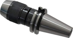 Interstate - DV40, 0 to 1/2" Capacity, Tapered Mount Drill Chuck - Keyless - Exact Tool & Supply