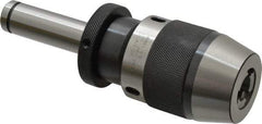 Interstate - 0 to 1/2" Capacity, Integral Shank Drill Chuck - Keyless, Straight Shank - Exact Tool & Supply