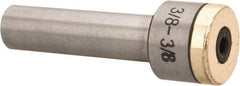 Interstate - Slitting/Slotting Saw Arbor - Straight Shank, 3/8" Shank Diam, 48.26mm OAL, For 3/8" Cutter Hole Diam - Exact Tool & Supply
