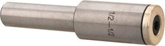 Interstate - Slitting/Slotting Saw Arbor - Straight Shank, 1/2" Shank Diam, 81.28mm OAL, For 1/2" Cutter Hole Diam - Exact Tool & Supply