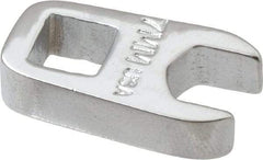 Proto - 7mm 1/4" Drive Chrome Crowfoot Wrench - 33/64" Head Diam x 0.218" Head Thickness, 0.93" OAL - Exact Tool & Supply