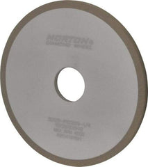 Norton - 6" Diam x 1-1/4" Hole x 1/4" Thick, 120 Grit Surface Grinding Wheel - Diamond, Type 1A1, Fine Grade, Resinoid Bond - Exact Tool & Supply