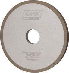 Norton - 6" Diam x 1-1/4" Hole x 1/2" Thick, 180 Grit Surface Grinding Wheel - Diamond, Type 1A1, Very Fine Grade, Resinoid Bond - Exact Tool & Supply