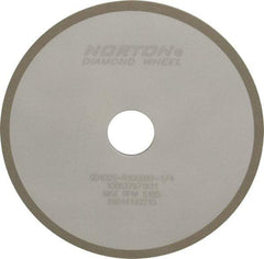 Norton - 7" Diam x 1-1/4" Hole x 1/4" Thick, 100 Grit Surface Grinding Wheel - Diamond, Type 1A1, Fine Grade, Resinoid Bond - Exact Tool & Supply