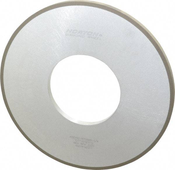 Norton - 12" Diam x 5" Hole x 1/2" Thick, 150 Grit Surface Grinding Wheel - Diamond, Type 1A1, Very Fine Grade, Resinoid Bond - Exact Tool & Supply