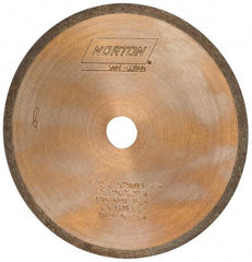 Norton - 4" Diam x 1/2" Hole, 220 Grit Surface Grinding Wheel - Diamond, Type 1A1R, Fine Grade - Exact Tool & Supply