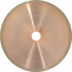 Norton - 4" Diam x 1/2" Hole, 150 Grit Surface Grinding Wheel - Diamond, Type 1A1R, Medium Grade - Exact Tool & Supply