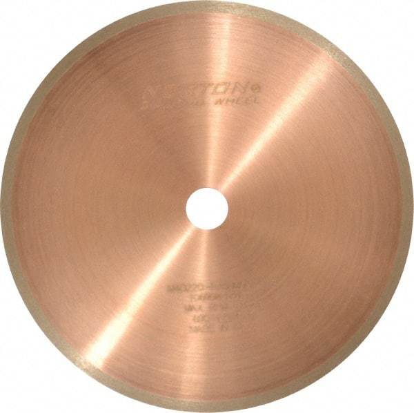 Norton - 5" Diam x 1/2" Hole, 220 Grit Surface Grinding Wheel - Diamond, Type 1A1R, Fine Grade - Exact Tool & Supply