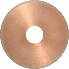 Norton - 5" Diam x 1-1/4" Hole, 320 Grit Surface Grinding Wheel - Diamond, Type 1A1R, Fine Grade - Exact Tool & Supply