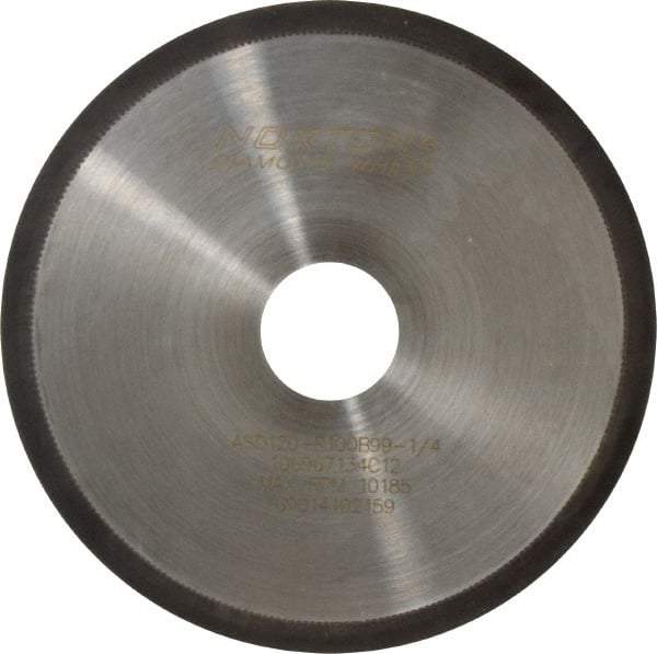 Norton - 6" Diam x 1-1/4" Hole, 120 Grit Surface Grinding Wheel - Type 1A1R, Coarse Grade - Exact Tool & Supply