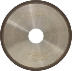 Norton - 6" Diam x 1-1/4" Hole, 120 Grit Surface Grinding Wheel - Diamond, Type 1A1R, Coarse Grade - Exact Tool & Supply