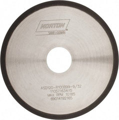 Norton - 6" Diam x 1-1/4" Hole, 120 Grit Surface Grinding Wheel - Type 1A1R, Coarse Grade - Exact Tool & Supply