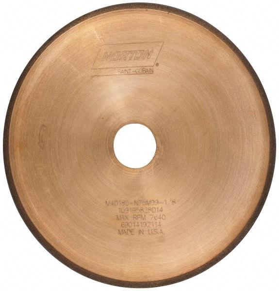 Norton - 8" Diam x 1-1/4" Hole, 180 Grit Surface Grinding Wheel - Diamond, Type 1A1R, Medium Grade - Exact Tool & Supply