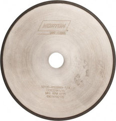 Norton - 10" Diam x 1-1/4" Hole, 120 Grit Surface Grinding Wheel - Diamond, Type 1A1R, Coarse Grade - Exact Tool & Supply