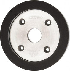 Norton - 6" Diam, 1-1/4" Hole Size, 3/4" Overall Thickness, 150 Grit, Type 6 Tool & Cutter Grinding Wheel - Very Fine Grade, Diamond, P Hardness, Vitrified Bond - Exact Tool & Supply