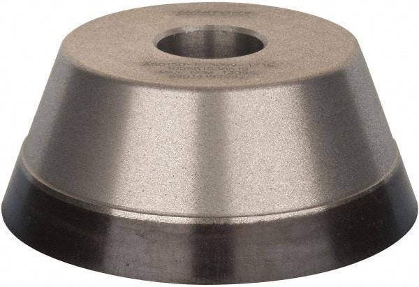 Norton - 3" Diam, 3/4" Hole Size, 1-1/4" Overall Thickness, 150 Grit, Type 11 Tool & Cutter Grinding Wheel - Very Fine Grade, Diamond, Resinoid Bond - Exact Tool & Supply