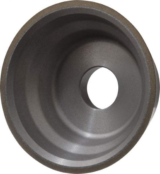 Norton - 3" Diam, 3/4" Hole Size, 1-1/4" Overall Thickness, 150 Grit, Type 11 Tool & Cutter Grinding Wheel - Very Fine Grade, Diamond, Resinoid Bond - Exact Tool & Supply