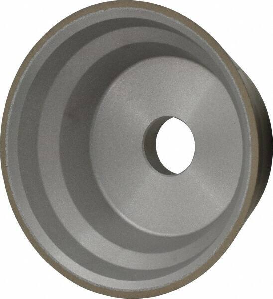 Norton - 3-3/4" Diam, 3/4" Hole Size, 1-1/2" Overall Thickness, 120 Grit, Type 11 Tool & Cutter Grinding Wheel - Fine Grade, Diamond, Resinoid Bond - Exact Tool & Supply