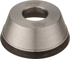 Norton - 3-3/4" Diam, 1-1/4" Hole Size, 1-1/2" Overall Thickness, 120 Grit, Type 11 Tool & Cutter Grinding Wheel - Fine Grade, CBN, Resinoid Bond - Exact Tool & Supply