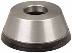 Norton - 3-3/4" Diam, 1-1/4" Hole Size, 1-1/2" Overall Thickness, 100 Grit, Type 11 Tool & Cutter Grinding Wheel - Fine Grade, CBN, Resinoid Bond - Exact Tool & Supply