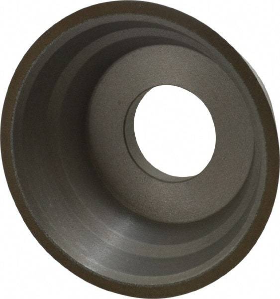Norton - 3-3/4" Diam, 1-1/4" Hole Size, 1-1/2" Overall Thickness, 150 Grit, Type 11 Tool & Cutter Grinding Wheel - Very Fine Grade, CBN, Resinoid Bond - Exact Tool & Supply