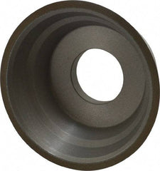 Norton - 3-3/4" Diam, 1-1/4" Hole Size, 1-1/2" Overall Thickness, 150 Grit, Type 11 Tool & Cutter Grinding Wheel - Very Fine Grade, CBN, Resinoid Bond - Exact Tool & Supply