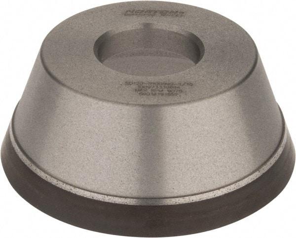 Norton - 3-3/4" Diam, 1-1/4" Hole Size, 1-1/2" Overall Thickness, 120 Grit, Type 11 Tool & Cutter Grinding Wheel - Fine Grade, Diamond, Resinoid Bond - Exact Tool & Supply