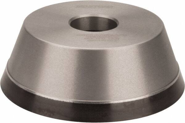 Norton - 5" Diam, 1-1/4" Hole Size, 1-3/4" Overall Thickness, 150 Grit, Type 11 Tool & Cutter Grinding Wheel - Very Fine Grade, Diamond, Resinoid Bond - Exact Tool & Supply