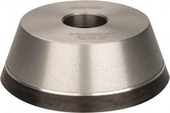 Norton - 5" Diam, 1-1/4" Hole Size, 1-3/4" Overall Thickness, 120 Grit, Type 11 Tool & Cutter Grinding Wheel - Fine Grade, Diamond, Resinoid Bond - Exact Tool & Supply