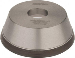 Norton - 5" Diam, 1-1/4" Hole Size, 1-3/4" Overall Thickness, 150 Grit, Type 11 Tool & Cutter Grinding Wheel - Very Fine Grade, Diamond, Resinoid Bond - Exact Tool & Supply