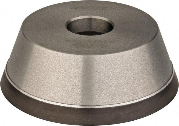 Norton - 5" Diam, 1-1/4" Hole Size, 1-3/4" Overall Thickness, 180 Grit, Type 11 Tool & Cutter Grinding Wheel - Very Fine Grade, Diamond, Resinoid Bond - Exact Tool & Supply