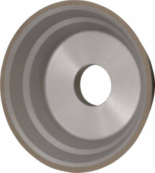 Norton - 5" Diam, 1-1/4" Hole Size, 1-3/4" Overall Thickness, 150 Grit, Type 11 Tool & Cutter Grinding Wheel - Very Fine Grade, Diamond, Resinoid Bond - Exact Tool & Supply
